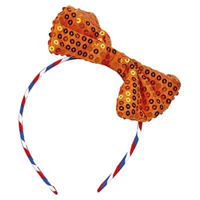 Oranje Tiara Met Strik Oranje Tiara Met Strik