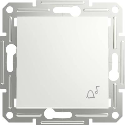 Schneider Electric EPH0870121D Knop met belsymbool Asfora Wit (RAL 9003) 1 stuk(s)