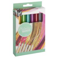 Craft ID Metallic markers, 6pcs - thumbnail