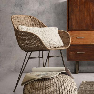 Kave Home Eetkamerstoel 'Chart' Rotan