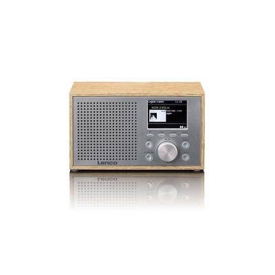 Lenco DAR-017WH Radio DAB+, FM Radio, Bluetooth Wekfunctie Eiken