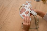 Little Dutch rijgkaarten set little farm - thumbnail