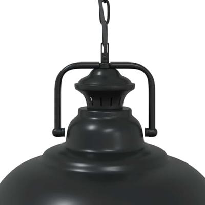 Hanglamp E27 31 cm ijzer zwart