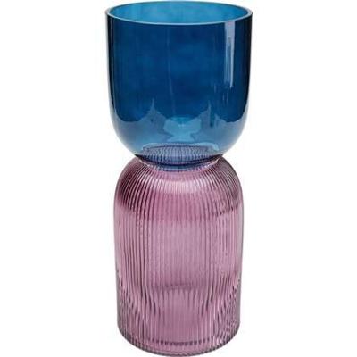 Kare Vaas Marvelous Duo Blauw Lila 40cm
