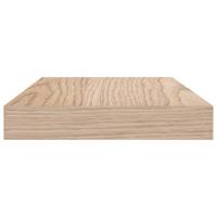 Wandschap 90x23,5x4 cm bewerkt hout - thumbnail