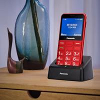 Panasonic KX-TU155 Senioren mobiele telefoon Rood - thumbnail