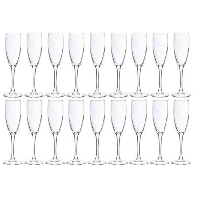 18x Champagneglazen/flutes 190 ml   -