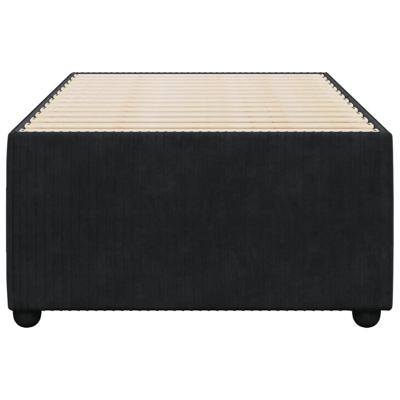 Bedframe fluweel zwart 90x190 cm