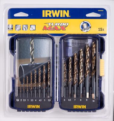 Irwin metaalborenset Turbomax 4/5/6/8/10mm