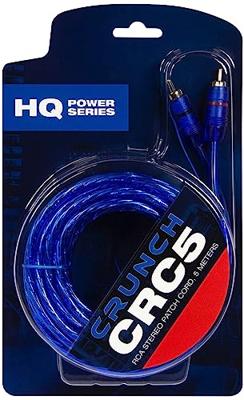 Crunch CRC5 Cinch-kabel 5.00 m [2x Cinch-stekker - 2x Cinch-stekker]