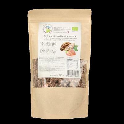 Vitiv Tijgernoot granola chocolade aardbei bio 300 Gram
