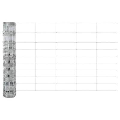 Weidehekwerk Zilver 50 x 1 m Gegalvaniseerd staal