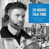 BlueParrott B250-XTS Bluetooth On-Ear Mono Headset – Perfect voor op de Weg en Omgevingen met veel Lawaai – Zwart - thumbnail