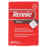 Rennie Anijs 24 Tabletten - thumbnail