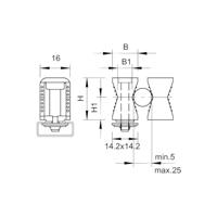 OBO Bettermann 2254034 Buisklem Grijs 100 stuk(s) - thumbnail
