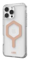 Urban Armor Gear Plyo MagSafe Case Backcover Apple iPhone 16 Pro Max Ice, Transparant, Rose Gold MagSafe compatible - thumbnail