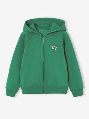 Sweater met rits jongen Basics groen Sweater met rits jongen Basics groen