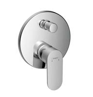 Hansgrohe Badmengkraan Inbouw Rebris S Eengreeps Met Zekerheidscombinatie EN1717 Voor iBox Universal Chroom - thumbnail