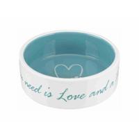 Voerbak voor honden Trixie Pet's Home Blauw Crème Ø 12 cm 300 ml - thumbnail