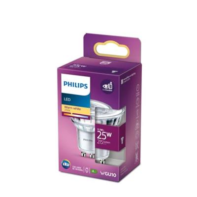 Philips LED 77365600 LED-lamp Energielabel F (A - G) GU10 Reflector 2.7 W = 25 W Warmwit (Ø x h) 5 cm x 5.4 cm 1 stuk(s)