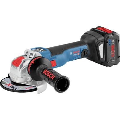Bosch Blauw GWX 18V-10 SC Professional | Accu Haakse slijper | X-Lock | 2 x 5.5 Ah accu + snellader | In L-Boxx - 06017B0402