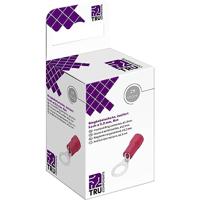 TRU COMPONENTS T2010C282 Ringkabelschoen Dwarsdoorsnede (max.)=1.5 mm² Schachtdiameter=3.2 mm Deels geïsoleerd Rood 25 stuk(s) - thumbnail