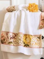 Handdoek ca. 50x100 cm Van Feiler wit - thumbnail