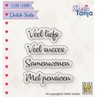 Nellie's Choice • clear stempel nederlands veel liefs etc - thumbnail