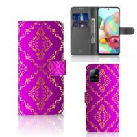 Wallet Case Samsung Galaxy A71 Barok Roze - thumbnail