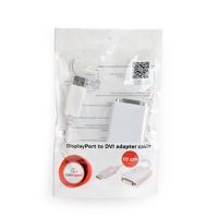 DisplayPort M - DVI F adapterkabel 10 cm wit v1.2 - thumbnail