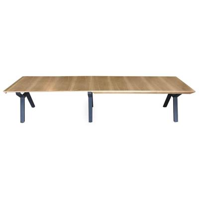 Eettafel Home ESPRIT Bruin Zwart Metaal Hout MDF 200 x 100 x 75 cm