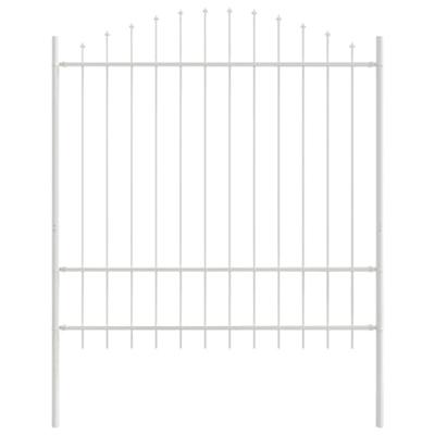 Tuinhek 3 pcs Wit 170 x 215 cm Gepoedercoat staal