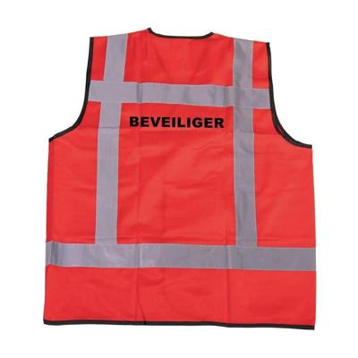 RWS veiligheidsvest beveiliger rood - RWS veiligheidsvest beveiliger rood
