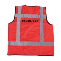 RWS veiligheidsvest beveiliger rood - RWS veiligheidsvest beveiliger rood - thumbnail