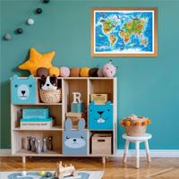 Clementoni legpuzzel super color dinosaurus map, 180st. - thumbnail