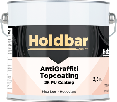 Holdbar Anti Graffiti Topcoating Hoogglans 2,5 Kg Holdbar Anti Graffiti Topcoating Hoogglans 2,5 Kg