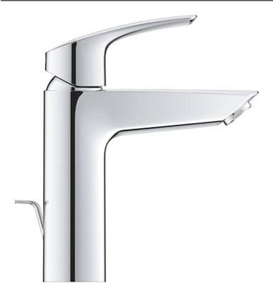 GROHE Eurosmart waterbesparende wastafelkraan m-size met trekwaste chroom 2339330e