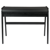 Zuiver Bureau 'Barbier' Eikenhout, kleur Zwart - thumbnail