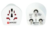 SKROSS | 1.500224-E | World to South Africa | Internationale reisadapter Zuid-Afrikaanse stekker en universele stekker. Spanning en vermogen: 100V - 1600W / 250V – 4000W. - thumbnail
