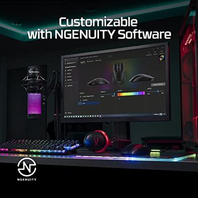 HyperX Pulsefire Haste 2 Gaming-muis Bluetooth Optisch Zwart 6 Toetsen 26000 dpi Verlicht