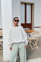 By-Bar bibi clover sweater | light grey melee - thumbnail