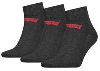 Levi's Mid Cut Batwing Logo Antraciet/Black 3-Pack-39/42 - thumbnail