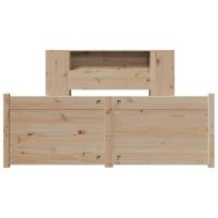 Bed met boekenkast zonder matras massief grenenhout 160x200 cm - thumbnail