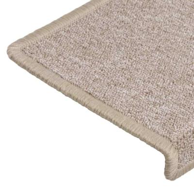 Trapmatten 30 st 65x21x4 cm Taupe Rechthoekige Rand