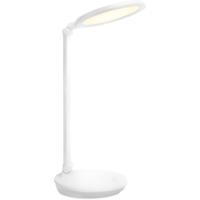 LED Bureaulamp 8W - Dimbaar & Kleur Aanpasbaar - USB Oplaadbaar - Mat Wit - thumbnail