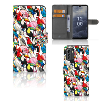 Nokia G60 | Telefoonhoesje | Met pasjeshouder | Birds - thumbnail