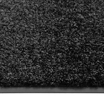 VidaXL Deurmat wasbaar 90x120 cm zwart - thumbnail