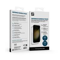 ZAGG iFrogz Defensie beschermhoes compatibel Samsung Galaxy S23+, bonusschermbeschermer, duurzaam, klikbestendig, antislip, slank, gerecycled, helder - thumbnail