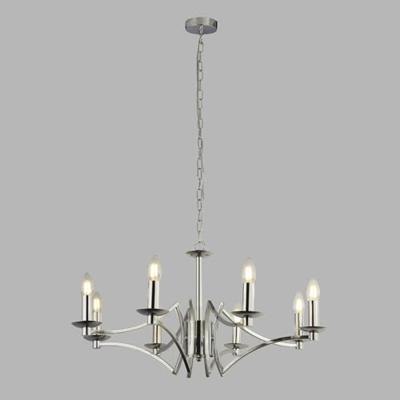 Searchlight Chrome hanglampAscot Ø 88cm - 41312-8CC