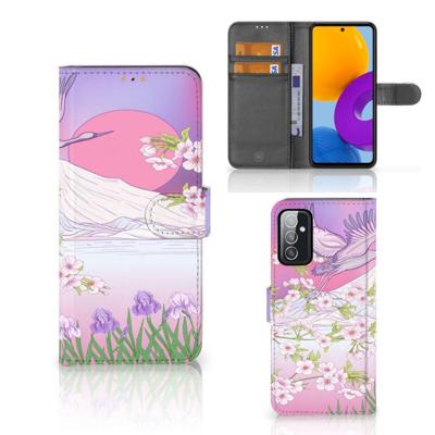 Samsung Galaxy M52 | Telefoonhoesje | Met pasjeshouder | Bird Flying